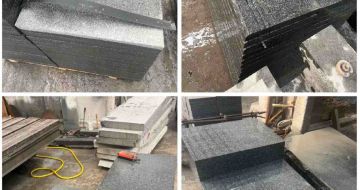 张家口 芝麻黑地铺石材