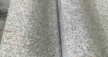 张家口芙蓉白S型拉丝面路沿石