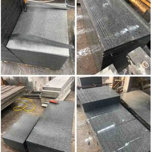 张家口 芝麻黑地铺石材
