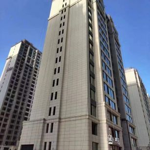 张家口黄金麻高端小区，外墙干挂