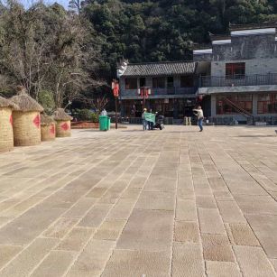 张家口仿古石铺装效果