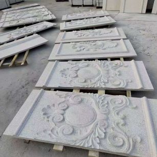 张家口 芝麻白干挂雕花板