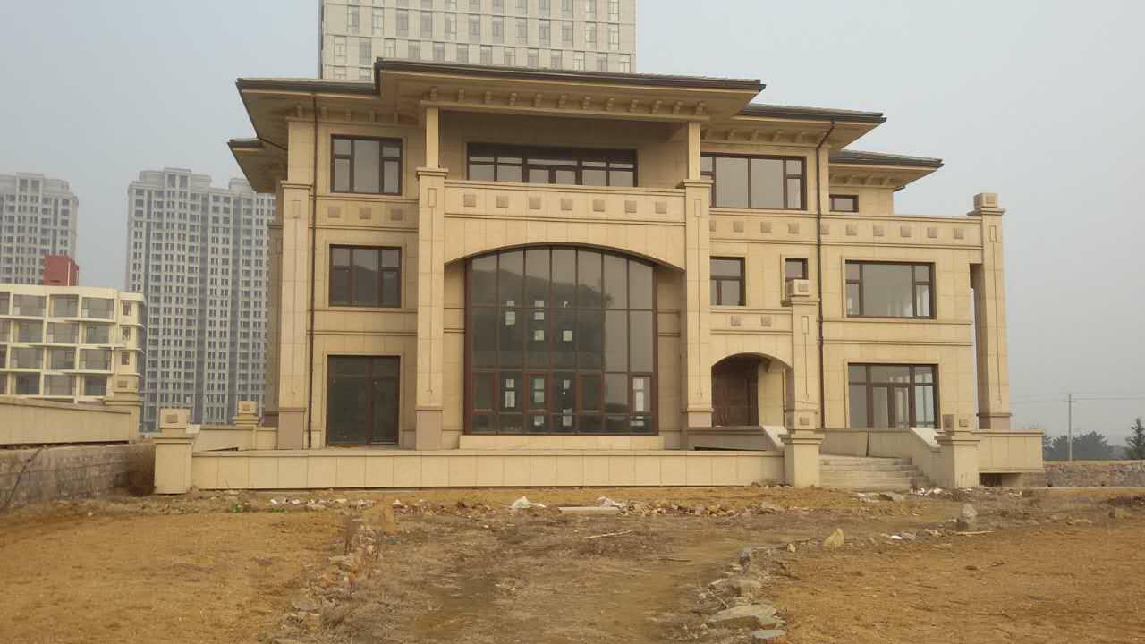 张家口黄金麻外墙案例