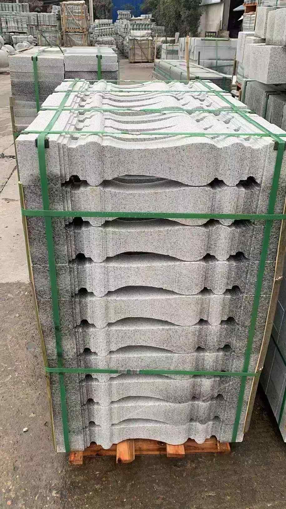 张家口 芝麻白方形拉丝面，栏杆花瓶柱