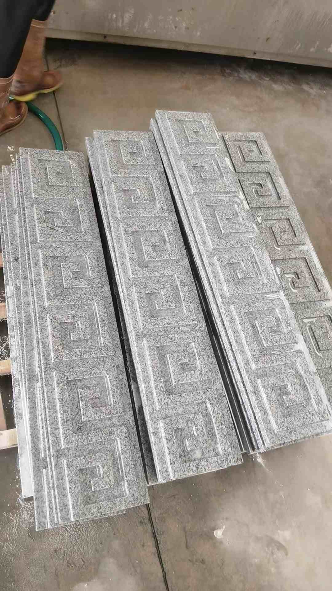 张家口 别墅回纹线条，雕刻