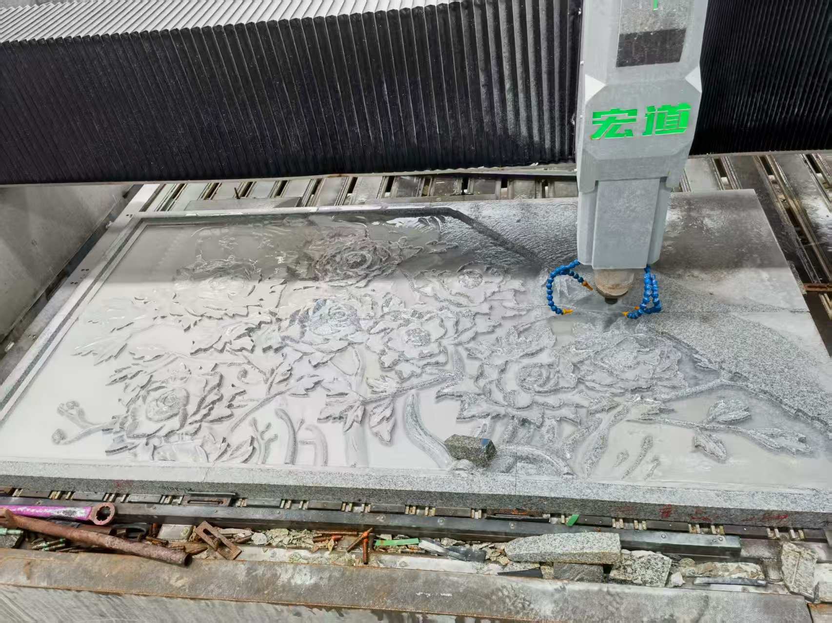 张家口 别墅墙面石材雕刻