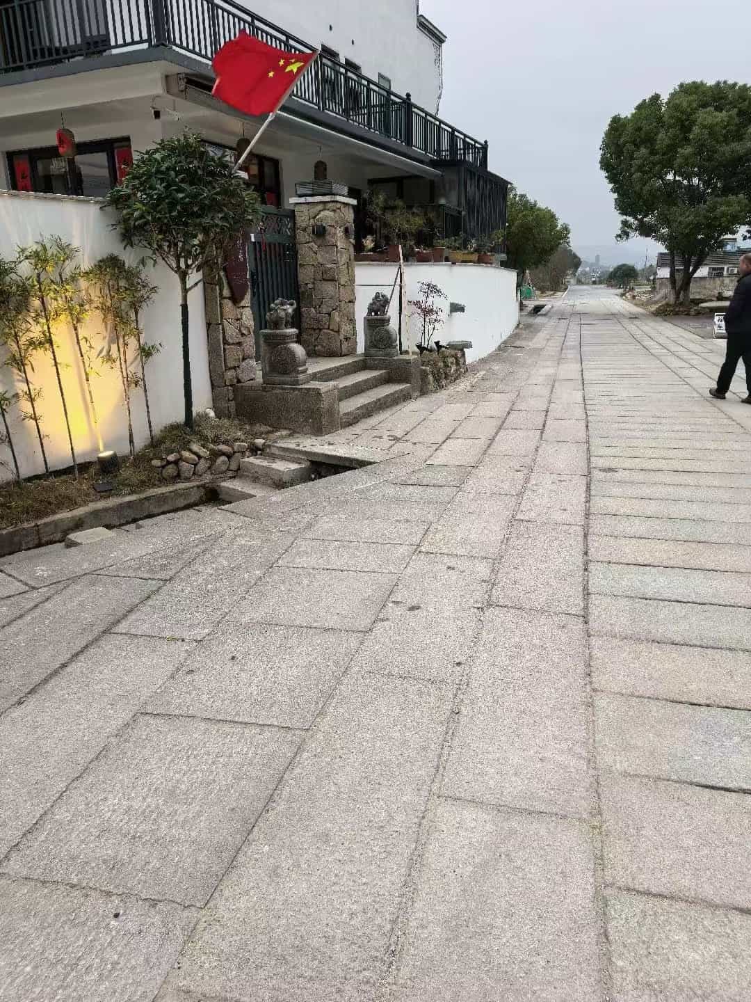 张家口仿古石铺装效果