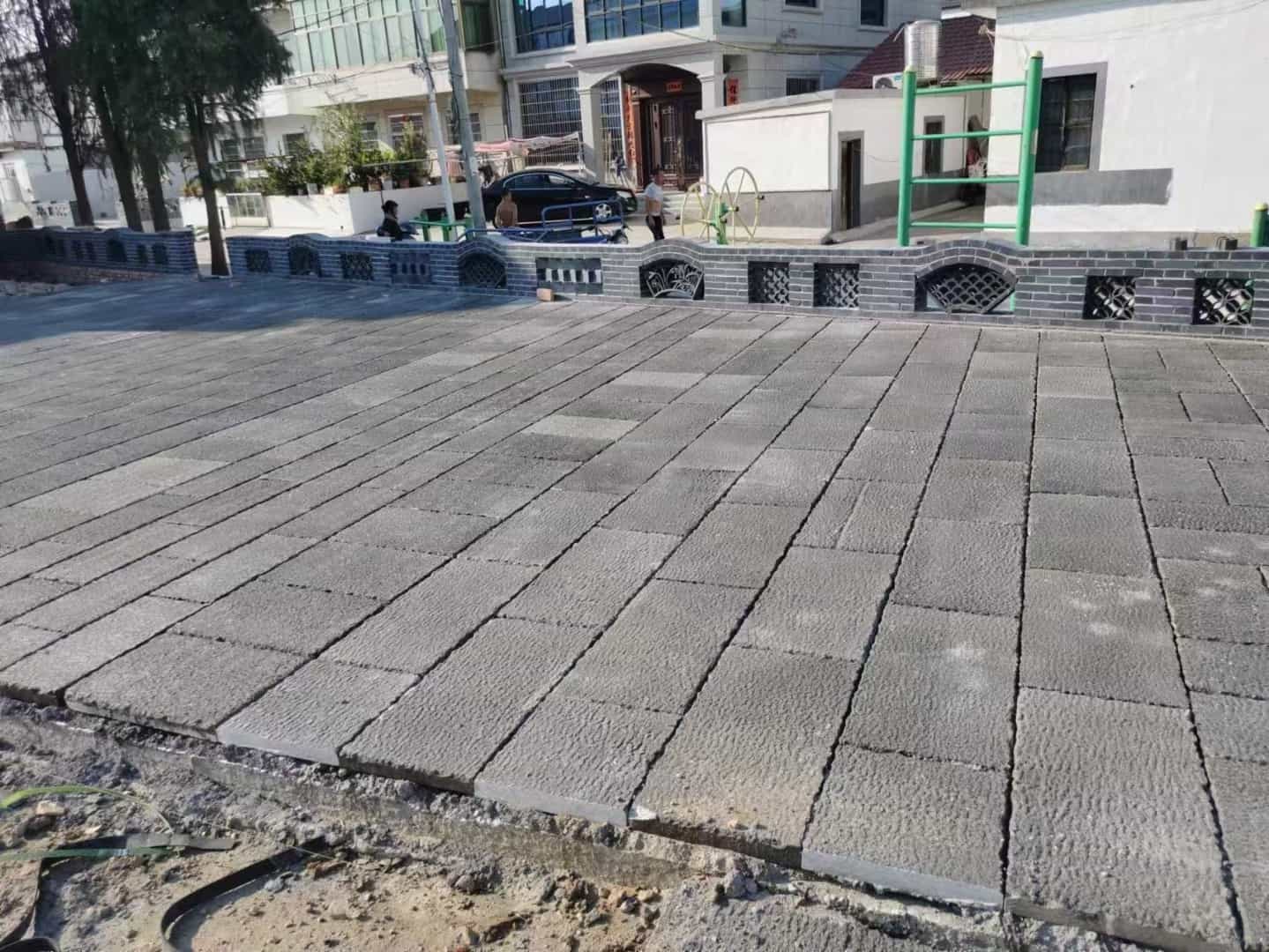 张家口仿古石铺装效果