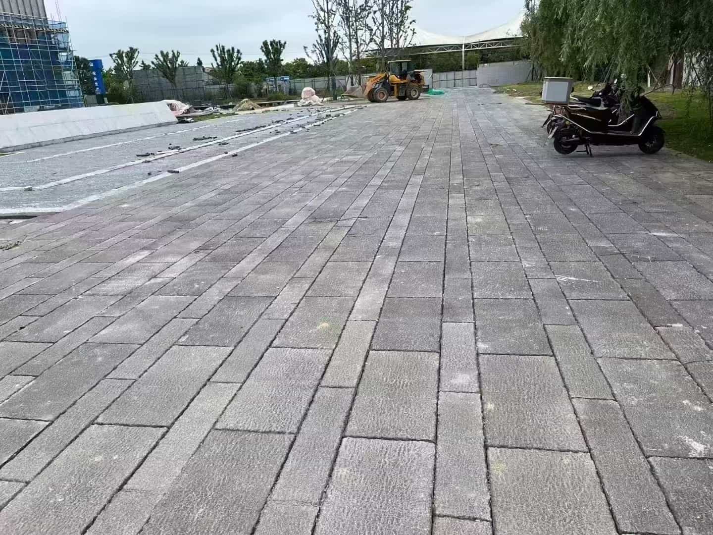 张家口仿古石铺装效果
