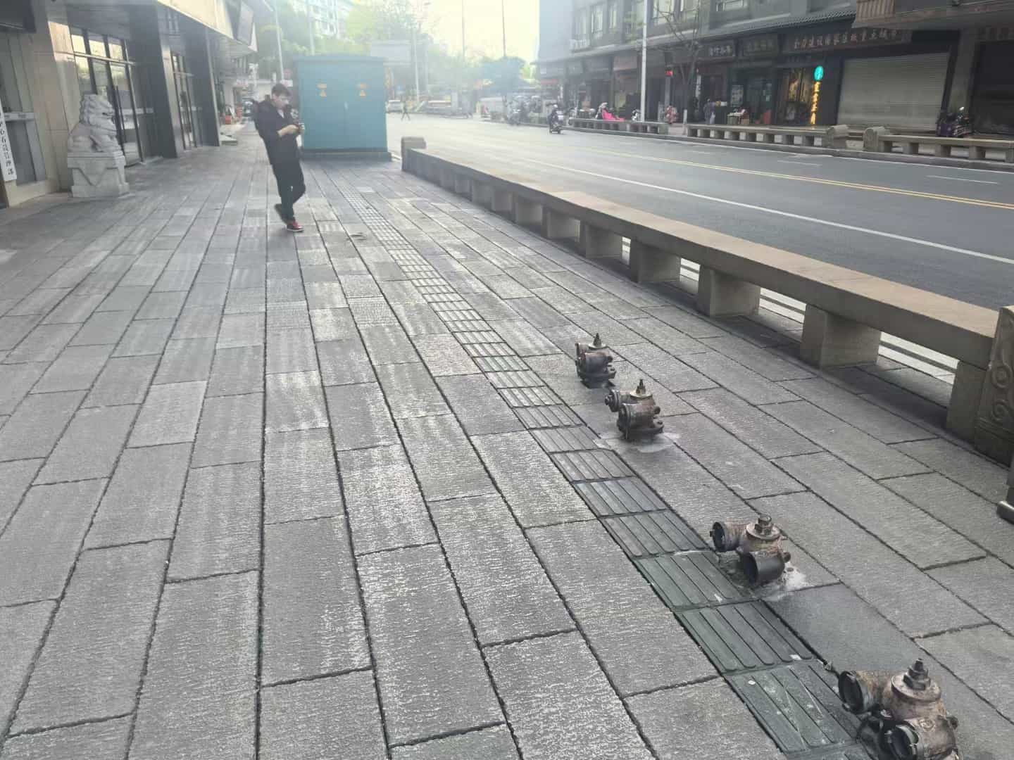 张家口仿古石铺装效果