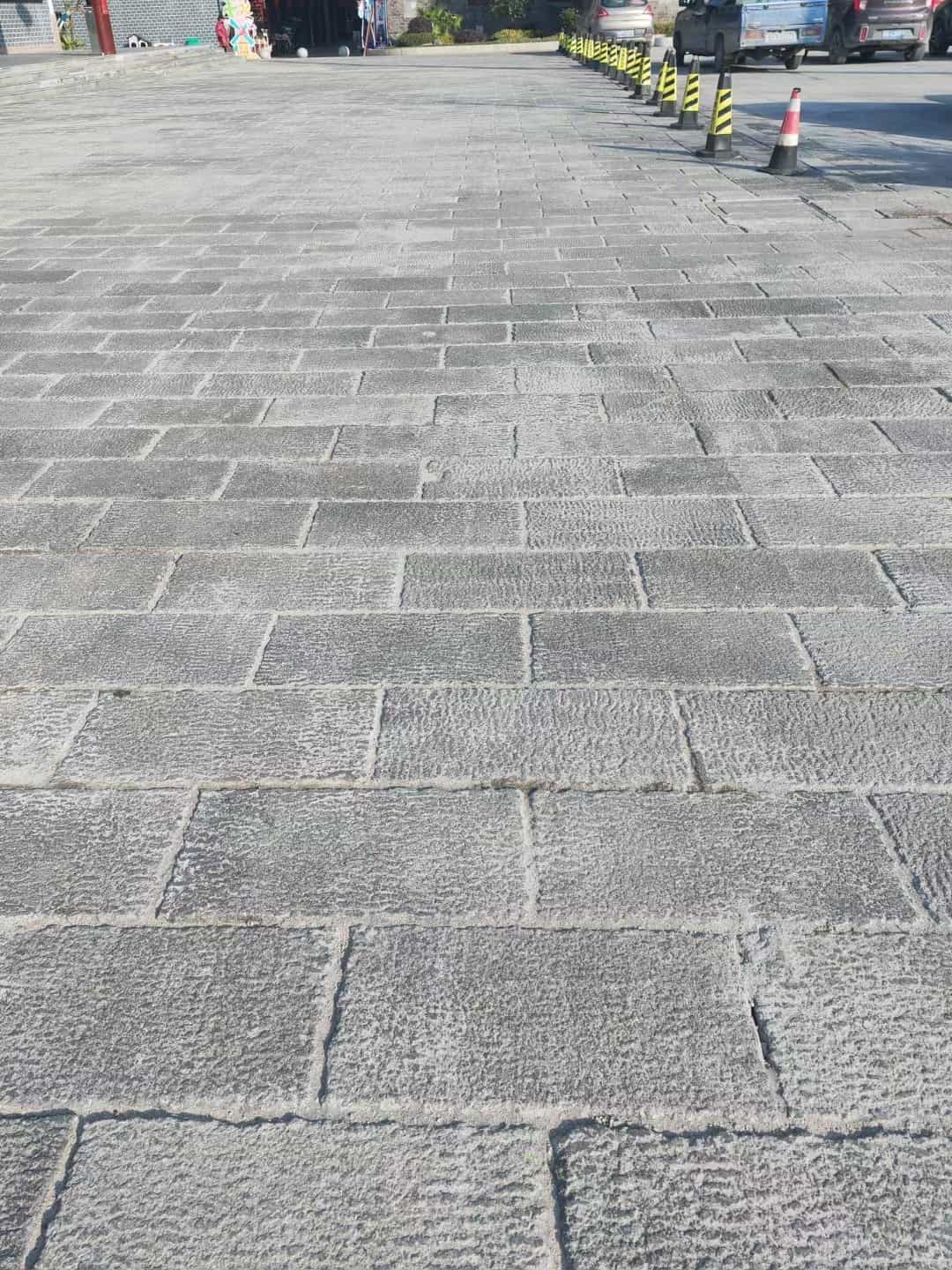 张家口仿古石铺装效果