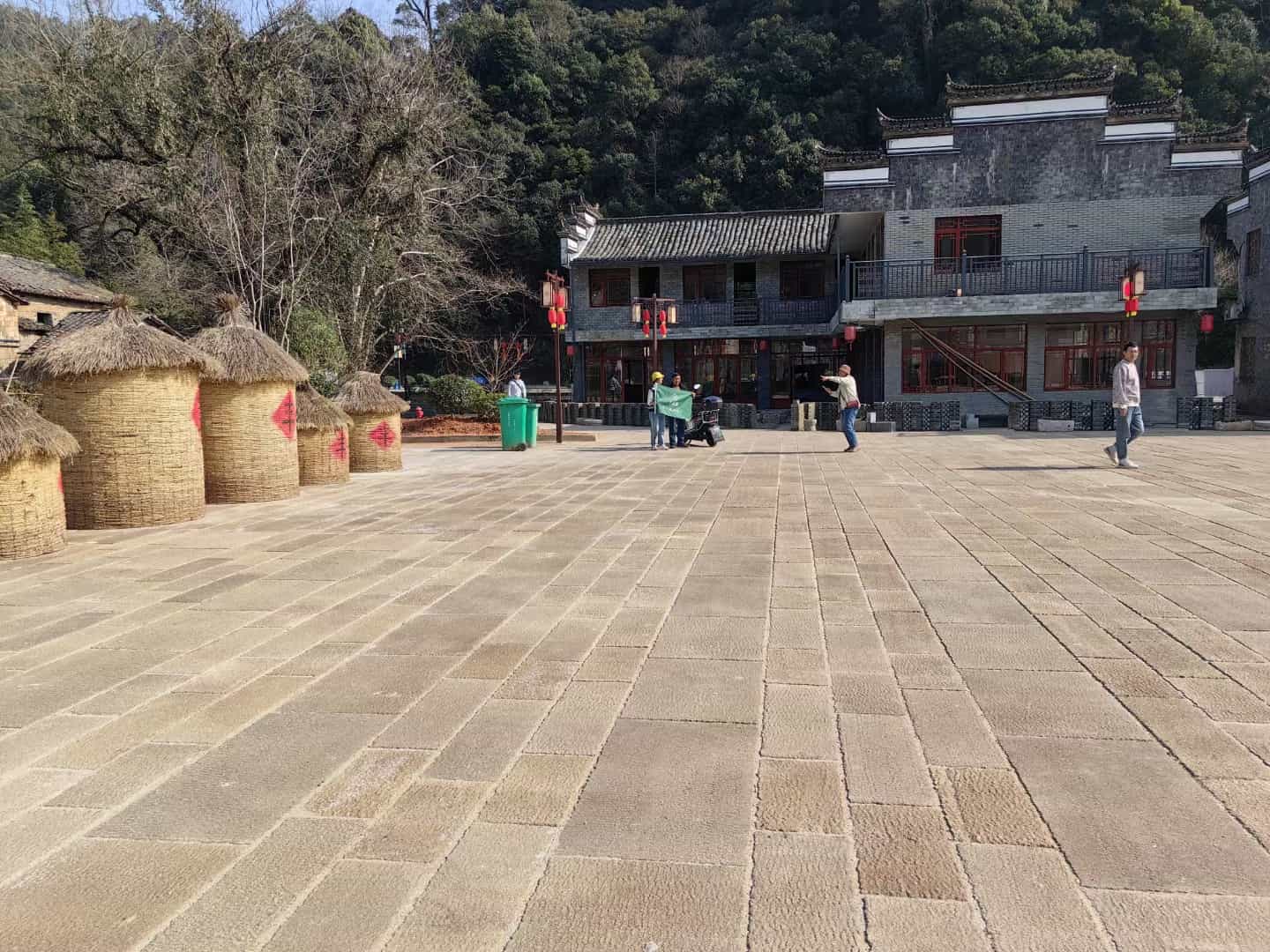 张家口仿古石铺装效果
