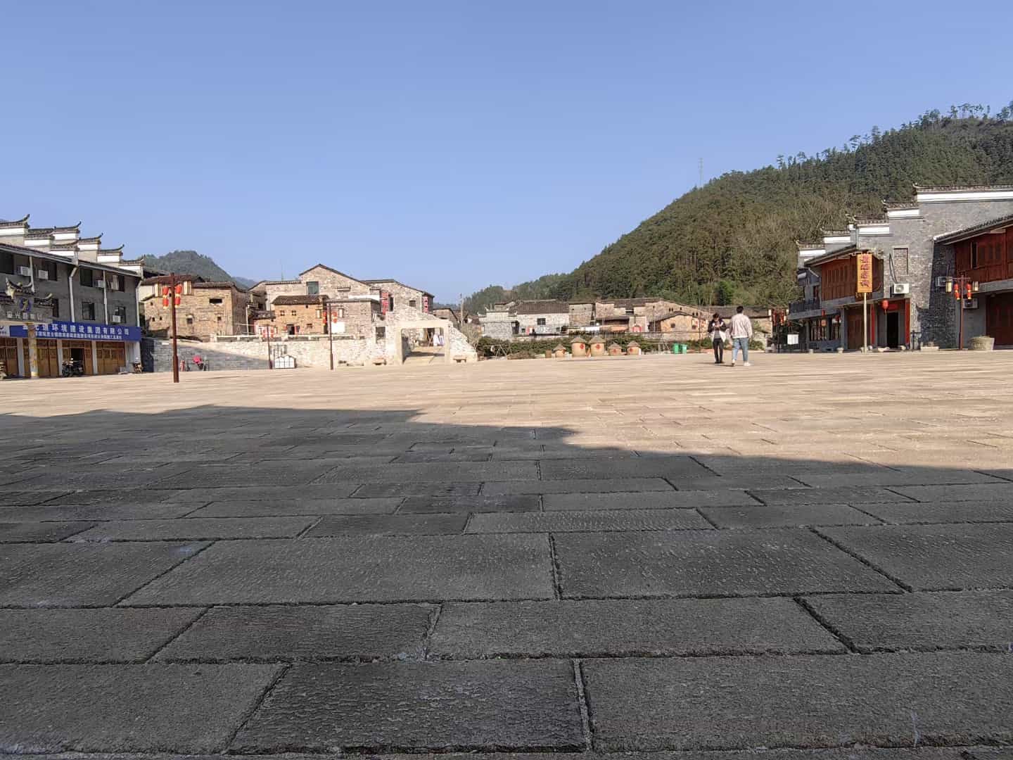 张家口仿古石铺装效果