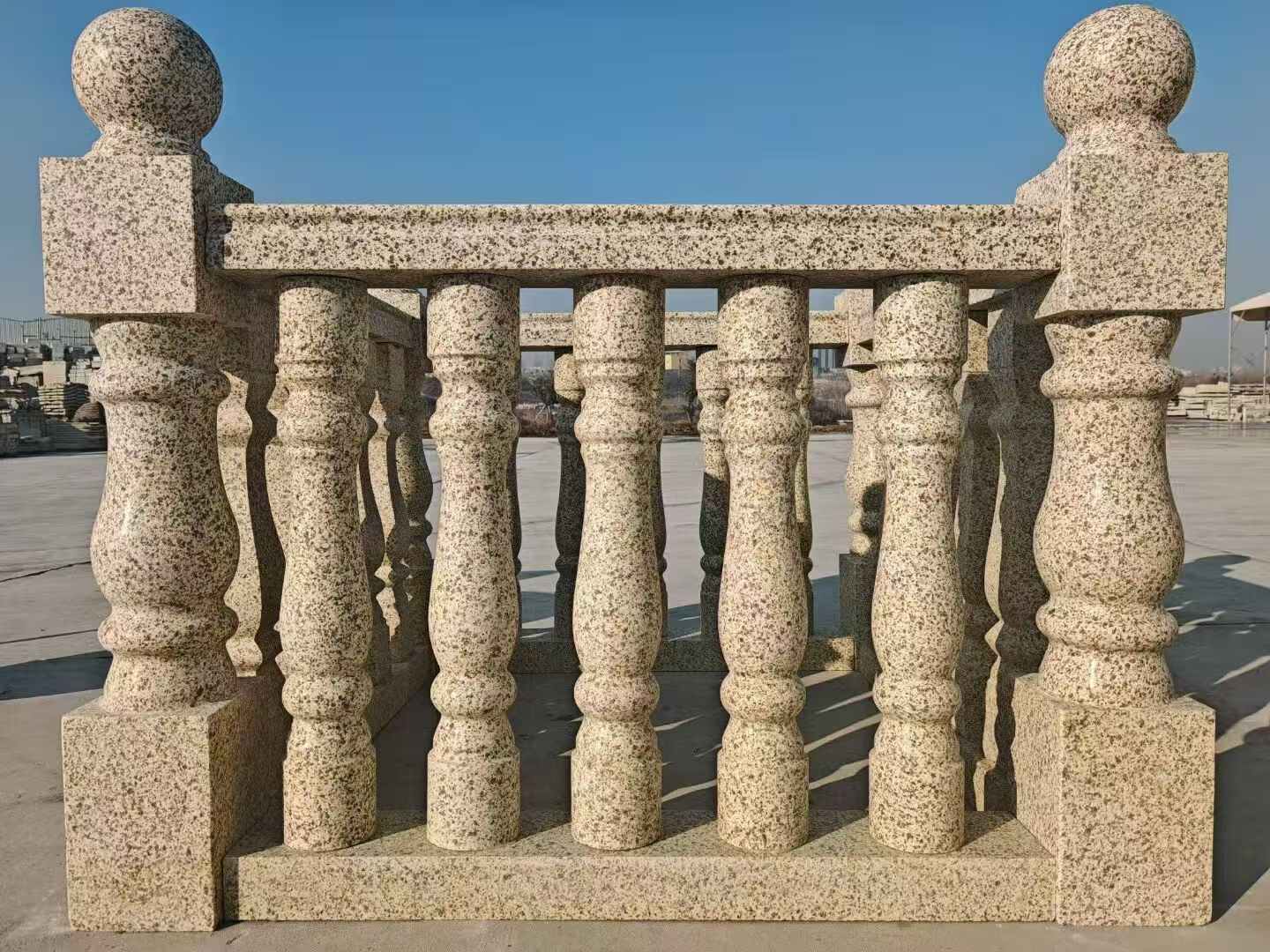 张家口 黄金麻栏杆（扶手，花瓶柱，将军柱）